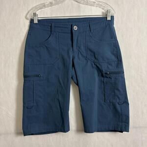 Kuhl Women’s Size 6 Blue Polyester Horizn 13" Convertible Bermuda Shorts